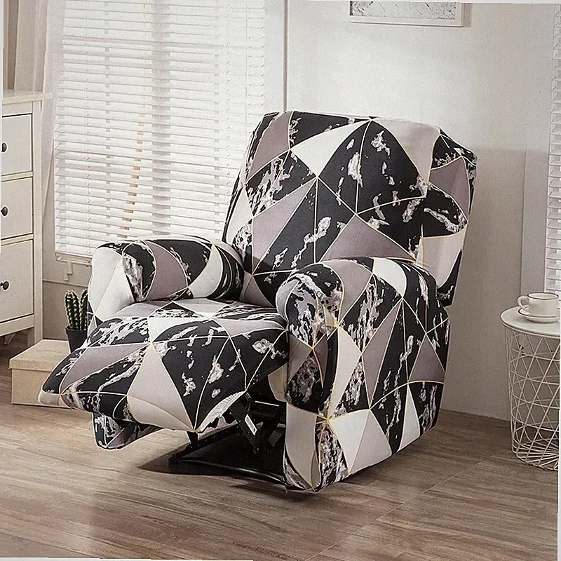 Recliner Sofa Cover Slipcover Non Slip Couch Cover Washable with Elastic Bottom