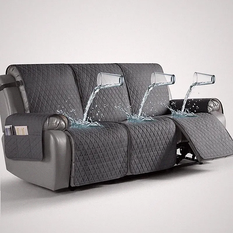 Taococo 100 Waterproof Recliner Cover Non-Slip Washable Reclining Couch Cover